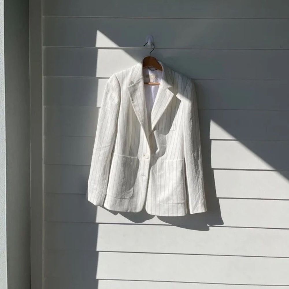 MICHAEL KORS COTTON BLEND BLAZER